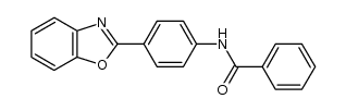 2-(p-benzamidophenyl)benzoxazole Structure