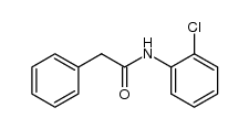 N-(2-chlorophenyl)-2-phenylacetamide Structure
