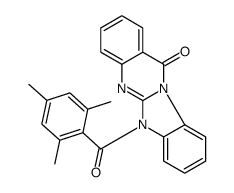 6-(2,4,6-trimethylbenzoyl)benzimidazolo[2,1-b]quinazolin-12-one Structure