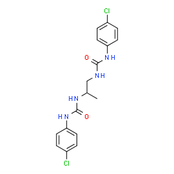 N',N'''-1,2-propanediylbis[N-(4-chlorophenyl)urea] Structure