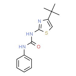 N-[4-(TERT-BUTYL)-1,3-THIAZOL-2-YL]-N'-PHENYLUREA structure