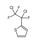 2-(1,2-Dichloro-1,2,2-trifluoroethyl)thiophene Structure