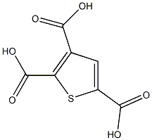 thiophene-2,3,5-tricarboxylic acid Structure