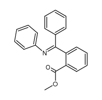 2-(α-phenylimino-benzyl)-benzoic acid methyl ester结构式