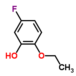Phenol, 2-ethoxy-5-fluoro- (9CI) Structure