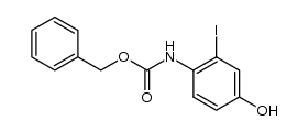 benzyl (4-hydroxy-2-iodophenyl)carbamate Structure