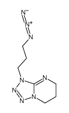 3-(3-azidopropyl)-6,7-dihydro-5H-tetrazolo[1,5-a]pyrimidine结构式