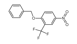 2-Benzyloxy-5-nitrotrifluormethylbenzol Structure