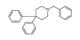 1-benzyl-4,4-diphenylpiperidine Structure