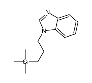 3-(benzimidazol-1-yl)propyl-trimethylsilane结构式