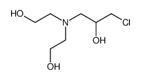N-(3-Chlor-2-hydroxy-propyl)-N,N-bis-(2-hydroxy-aethyl)-amin Structure