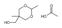 acetic acid,(2,5-dimethyl-1,3-dioxan-5-yl)methanol Structure