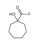 1-hydroxycycloheptane-1-carbonyl fluoride结构式