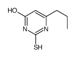 6-Propyl-2-thioxo-2, 3-dihydropyrimidin-4(1H)-one structure