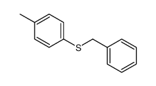 1-benzylsulfanyl-4-methylbenzene Structure