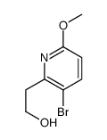 2-(3-bromo-6-methoxypyridin-2-yl)ethanol Structure