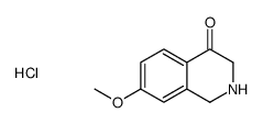 2,3-二氢-7-甲氧基-4(1H)-异喹啉酮盐酸盐结构式