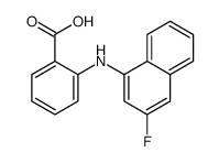 2-[(3-fluoronaphthalen-1-yl)amino]benzoic acid Structure