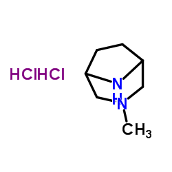 3-methyl-3,8-diazabicyclo[3.2.1]octane dihydrochloride Structure