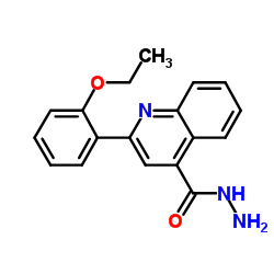 2-(2-Ethoxyphenyl)-4-quinolinecarbohydrazide结构式