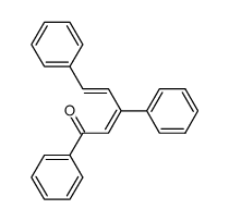 (Z,E)-1,3,5-triphenyl-penta-2,4-dien-1-one结构式