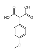 2-(4-methoxyphenyl)propanedioic acid结构式
