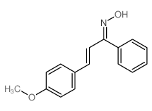 (NE)-N-[(E)-3-(4-methoxyphenyl)-1-phenyl-prop-2-enylidene]hydroxylamine Structure