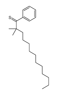 2,2-dimethyl-1-phenyltridecane-1-thione Structure