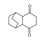 1,2,3,4,4a,6,7,8a-octahydro-1,4-ethanonaphthalene-5,8-dione结构式