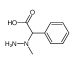 2-(1-methylhydrazinyl)-2-phenylacetic acid Structure