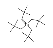 tris(neopentyl)neopetyilidenetantalum Structure