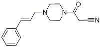 3-(4-肉桂基-1- 哌嗪)-3-氧代丙腈图片