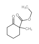 ethyl 1-methyl-2-oxo-cyclohexane-1-carboxylate结构式