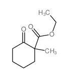 ethyl 1-methyl-2-oxo-cyclohexane-1-carboxylate structure