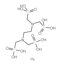 [2-(bis(phosphonomethyl)amino)ethyl-(phosphonomethyl)amino]methylphosphonic acid结构式