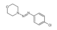 (4-chlorophenyl)-morpholin-4-yldiazene Structure