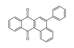 5-phenylbenzo[a]anthracene-7,12-dione结构式
