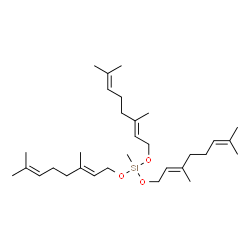 (E,E,E)-tris[(3,7-dimethyl-2,6-octadienyl)oxy]methylsilane picture