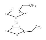 bis(ethylcyclopentadienyl)chromium structure