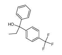 1-phenyl-1-(4-(trifluoromethyl)phenyl)propan-1-ol Structure