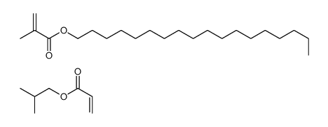 2-methylpropyl prop-2-enoate,octadecyl 2-methylprop-2-enoate Structure