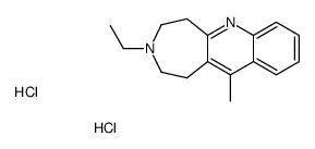 3-ethyl-11-methyl-1,2,4,5-tetrahydroazepino[4,5-b]quinoline,dihydrochloride Structure