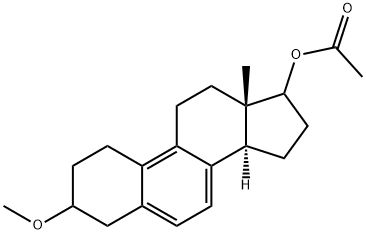 2,3,4,11,12,13,14,15,16,17-Decahydro-3-methoxy-13-methyl-1H-cyclopenta[a]phenanthren-17-ol acetate结构式