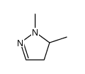 4,5-Dihydro-1,5-dimethyl-1H-pyrazole结构式