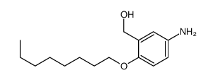 (5-amino-2-octoxyphenyl)methanol Structure