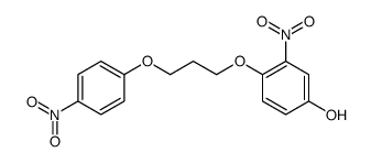 3-nitro-4-[3-(4-nitrophenoxy)propoxy]phenol Structure