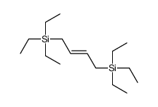 triethyl(4-triethylsilylbut-2-enyl)silane结构式