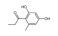 1-(2,4-dihydroxy-6-methylphenyl)propan-1-one Structure
