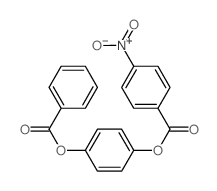 (4-benzoyloxyphenyl) 4-nitrobenzoate结构式