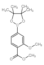 3-methoxy-4-methoxycarbonylphenylboronic acid pinacol ester structure